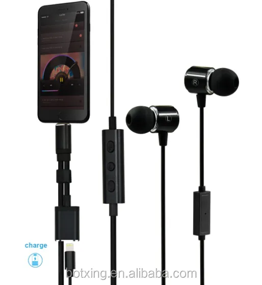 Newest High Quality Wired Stereo Super Bass MFi Earphone for IPhone With Charging and Listening Concurrently photo-4