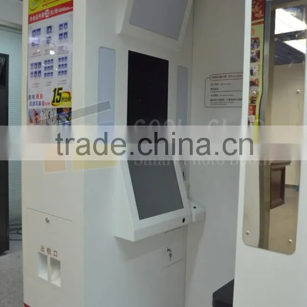 COOL CLAP High Quality Touch Screen Coin Operatied ID Photo Booth photo-2