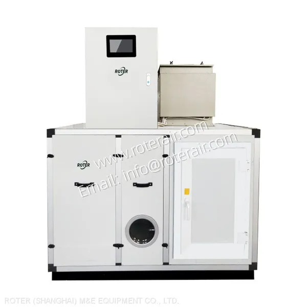 Industry Rotary Desiccant Dehumidifier Equipped With PROFLUTE Rotor