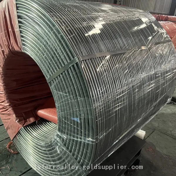 Calcium Ferro Alloy Cored Wire/ CaFe Cored Wire /calcium Ferrum Core Wire Ca30Fe70 photo-2