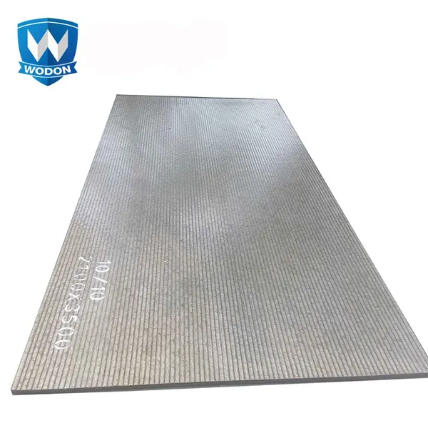 Wodon 6+4 Chromium Carbide Overlay Steel Coil JIS/BIS/API Certified Cement Industry Wear Plate-Cutting Bending Welding Available photo-2