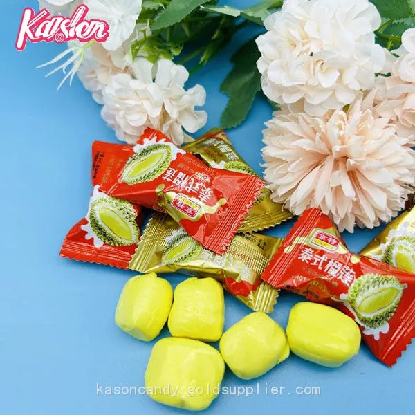 High Quality Chewy Semi-soft Durian Milk Candy photo-4