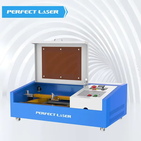 Perfect Laser Mini Desktop 40w 50w Лазерный станок для гравировки и резки CO2 для резки резиновых штампов, кожи, бумаги, акрила и табличек