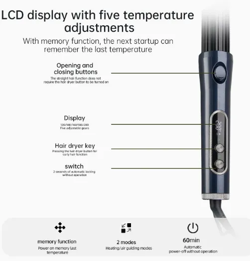 Hair Dryer/cold Air Curling Iron/curling Iron, Dual-purpose Straightening Clip, Hair Straightener/straightener（Wechat:13510231336） photo-3