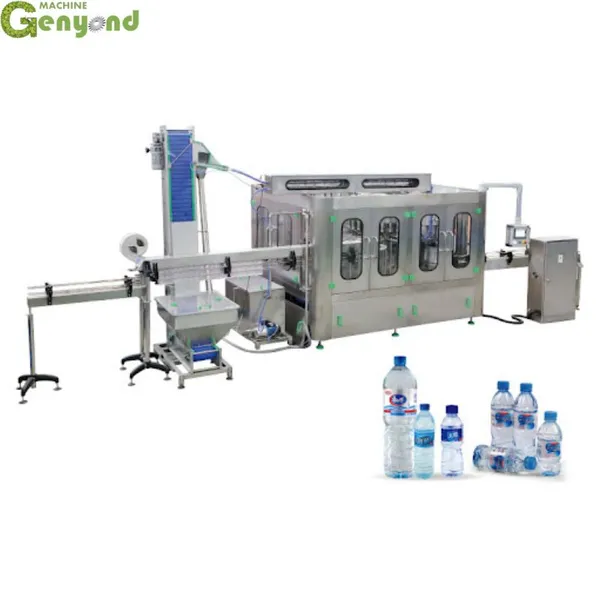 Automatic Pet Bottle Natural Drinking Water Bottling Line Mineral Pure Complete Plant Soft Drinks Water photo-5
