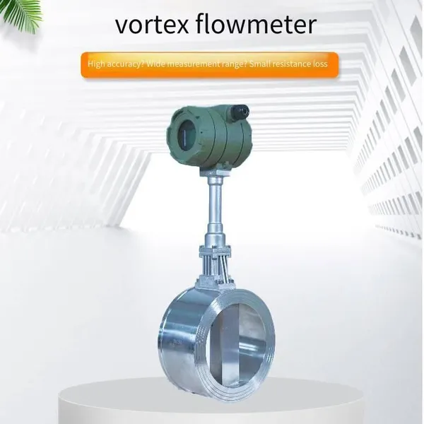 Qingliu Lugb-100 Vortex Flowmeter, Flange Type or Clamp Type for Gas Flow Measurement