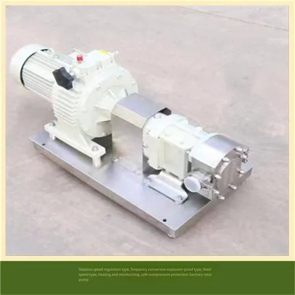Gear Speed-regulating Stainless Steel Cam Rotor Pump for Oil-gas Mixed Transportation Lq3a - 52 Resin Transfer Pump photo-4