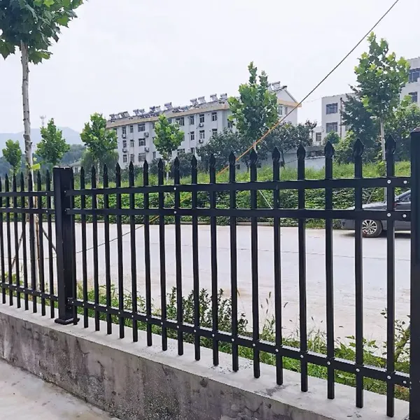 Antitheft Temporary Palisade Fence Panels - Zinc Steel for Farm Privacy and Pool Safety photo-2