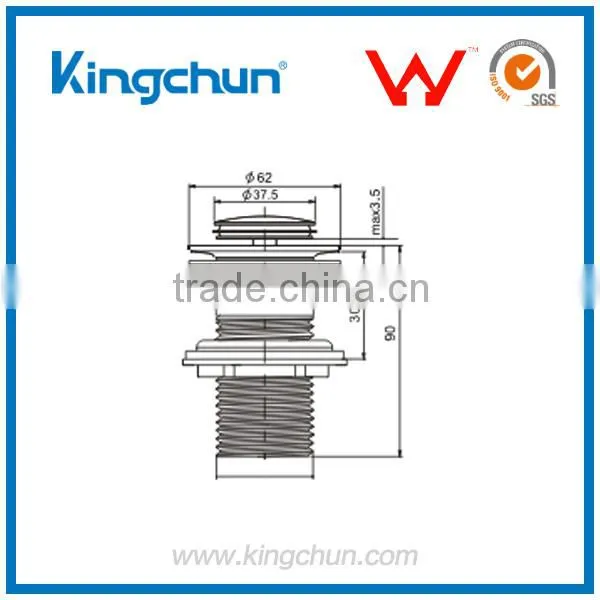 Watermark Overflow Pop Up Waste Pop-up Waste Basin Waste(K90) photo-2