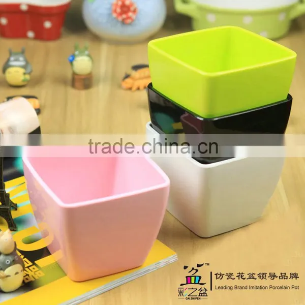 Square Melamine Flower Pot MX1201
