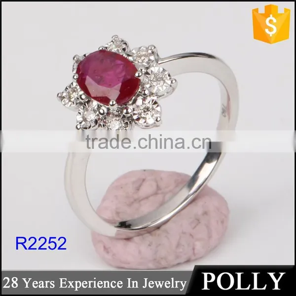 2015 Fashion 18k White Gold Filled Jewelry Ring Manafacturer in Guangzhou photo-4