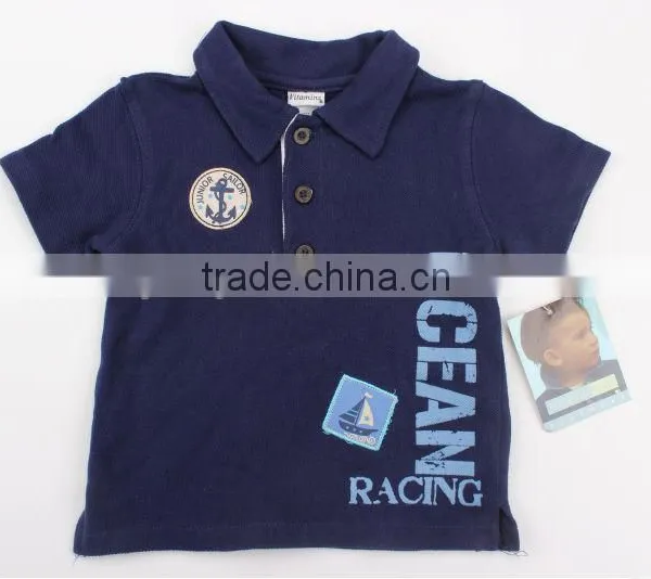 Boy's Fashion Printed Polo Shirt &fashion Collar Shirt Stocklot photo-2