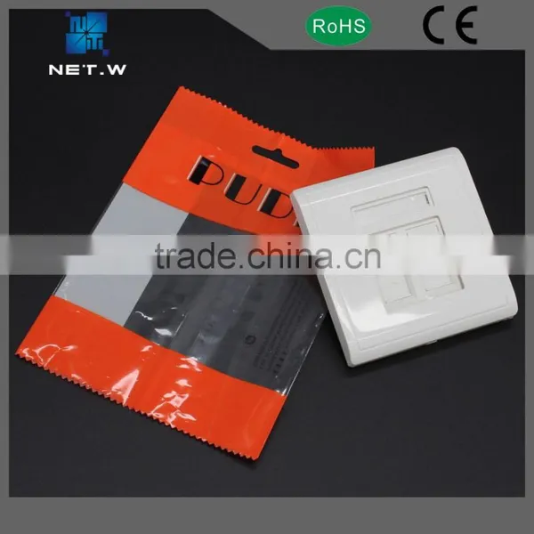 FTTh Fiber Optic Face Plate/ABS Plastic Network Faceplate/Fiber Optical Information Faceplate photo-5