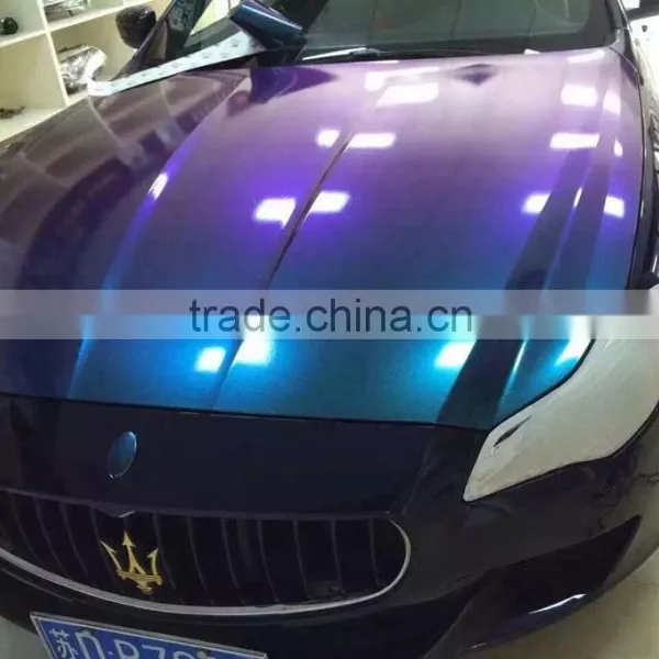 Chameleon Glitter Wrap Film for Car Body Decoration 1.52*20M/Roll photo-6