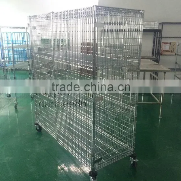 Stainless Steel Shelving Cage With Lock Catch photo-2