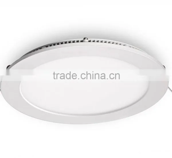 Modern Residential White Body Recessed 18W Led Panel Lamp Round photo-2