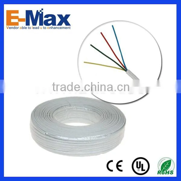 4 Core Flat Telephone Cable -EC-D55004C017 photo-2