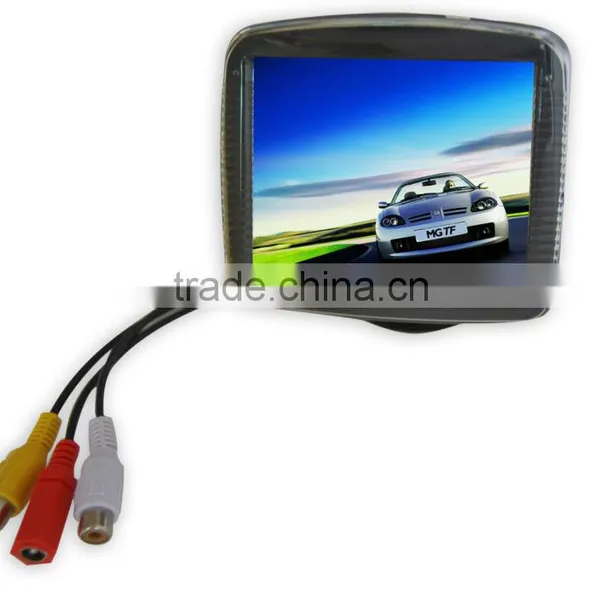 3.5 Inch Car Back Seat Lcd Monitor Rear View Camera System With 4 Way Car Reverse Camera System photo-3