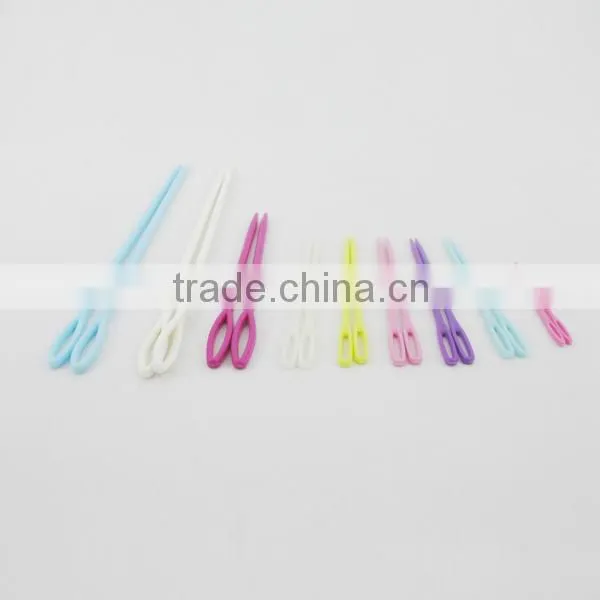 High Quality Cheap Colorful Plastic Sewing Needles For Adults And Children photo-6