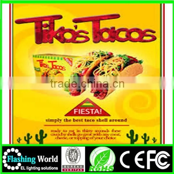 High Quality Selling Well All Over the World el Flashing Advertisement photo-2