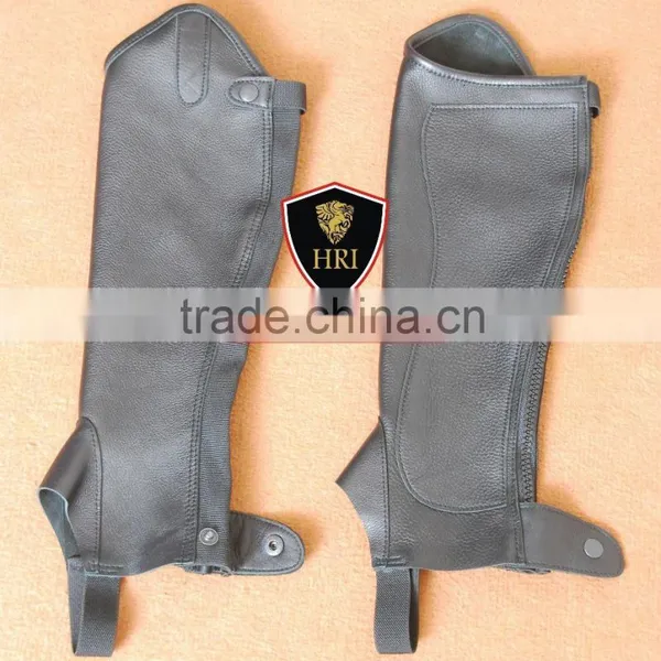 Natural Leather Half Chaps & Gaiters / Horse Riding Leather Half Chaps / Horse Riding Leather Gaiters