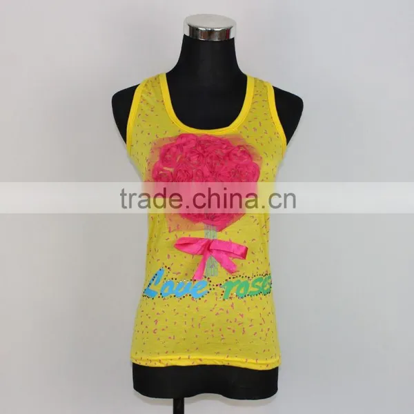 Women Sleeveless Blouses Printed Design Top for Ladies photo-5