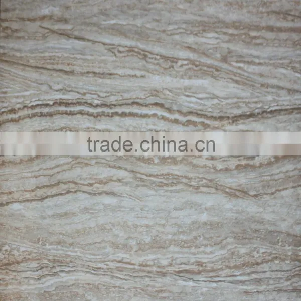 Grade B Marble Look Fully Polished Porcelain Indoor Floor Tiles Standard Size 600x600mm