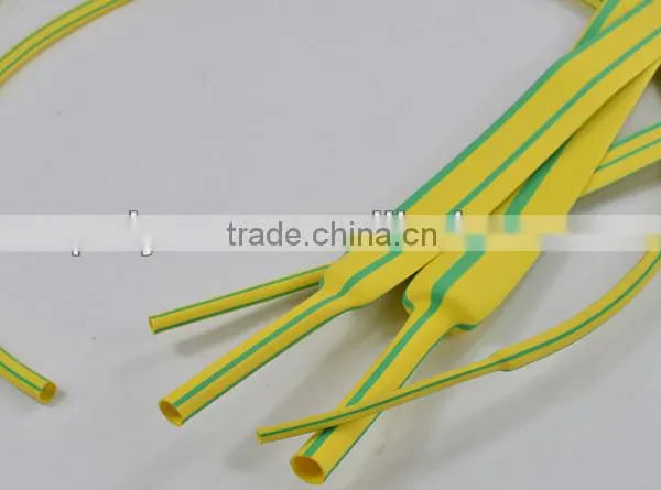 Cable Wire Green Yellow Striped Sleeve photo-2