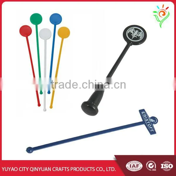 China Cheap Custom Cocktail Wine Drink Stirrer , Plastic Coffee Stirrer