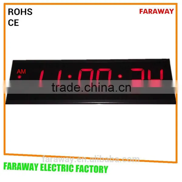 Extra Large Red Led Wall Clock With Remote,large Led Digital Clock,/led Wall Clock With Seconds photo-2