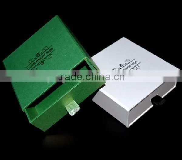 Drawer Style White Blue Cell Phone Case Packaging Box photo-3