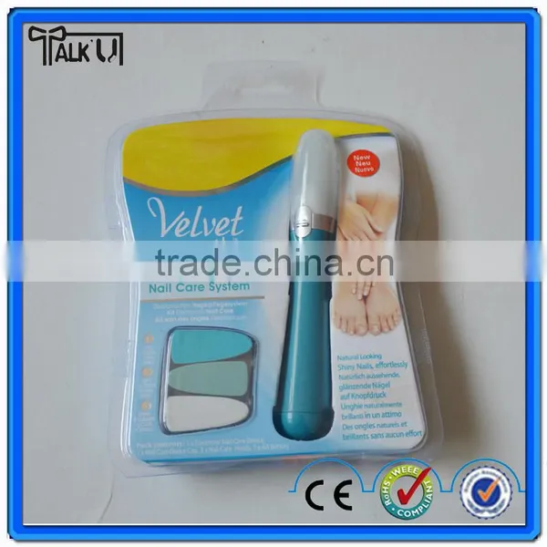 Portable Manicure and Pedicure Electric Batteries Operated Nail Care, Beauty Tools Nail Drill Type Foot Nail Care Knit photo-2