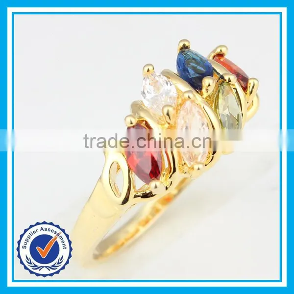 Cheap Price Wedding Bulk Rings Turkey Nice Zircon Colored o Rings