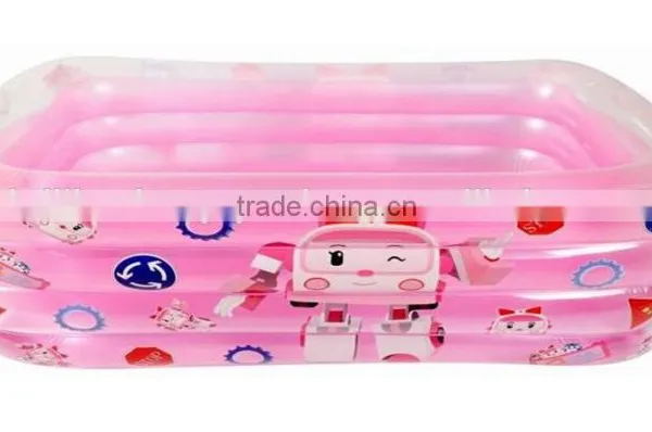 Inflatable Large Four Ring Swimming Pool, Plastic pools
