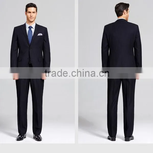 High Quality Men's Business Suits Jacket Blazer and Pants photo-3