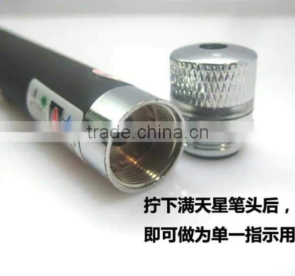 High Powerful 50mw Green Laser Pointer Pen With All Star Head, Aluminum Material Laser Pen, Long Distance Green Laser Pointer photo-4