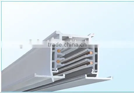 4 Wire Recessed Led AL Track Guide- 1meter/1.5M/2M/3M/4M Available, GREY/BLACK/WHITE FOR OPTION