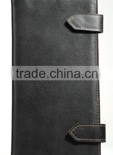 Direct Factory Sale Leather Cheque Holder/leather Passport Holder/leather Cheque Holder With Custom Logo photo-4