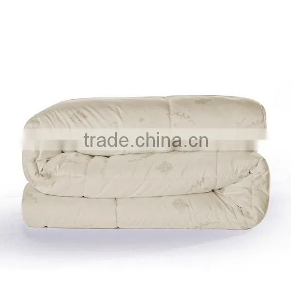 Anhui Home Textile Manufacturer OEM Patchwork Bed Sheet Wool Cashmere Quilt