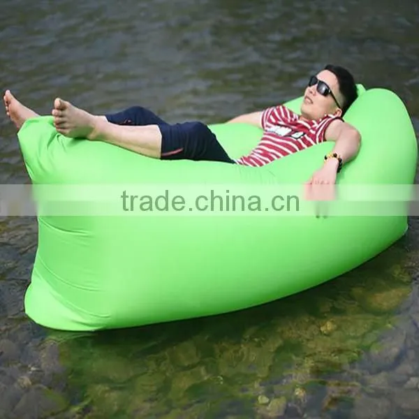 Gadgets 2016 Newest Banana Sleeping Bag Nylon Fabric for Inflatable Sun Lounger photo-2
