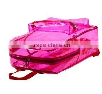 2015 OEM Packbag Transparent High Quality PVC School Bag Hot Sale photo-5