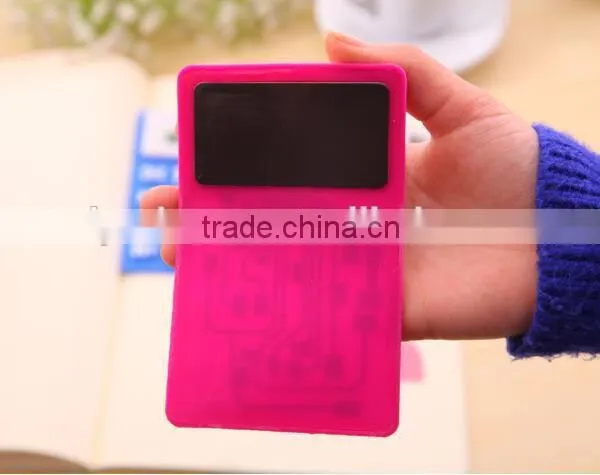 OEM Factory Solar Colorful Transparent Calculator/Solar Silicone Calculator photo-5