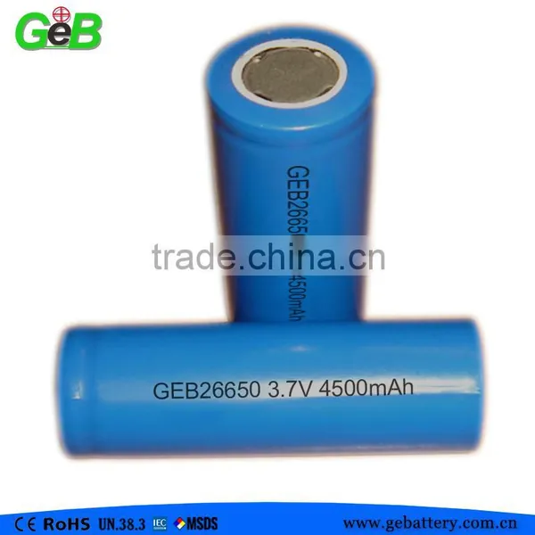26650 Li-ion Battery for Flashlight and Torch 3.7v Lithium 26650 Battery photo-3