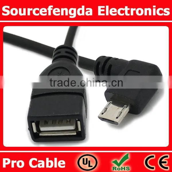 USB A Famale to 5Pin Micro USB OTG Cable