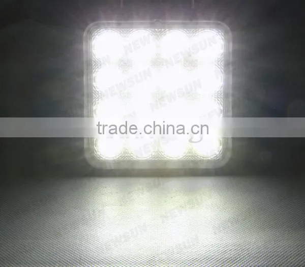 15w 18w 27w Available 48w 12v Led Work Lighting 4000 Lumen Spot Beam/flood Beam IP67 for Offroad photo-5