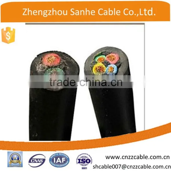 3*25+16 Flexible Copper/CCA Conductor Rubber/PVC Insulated Rubber Cable photo-2