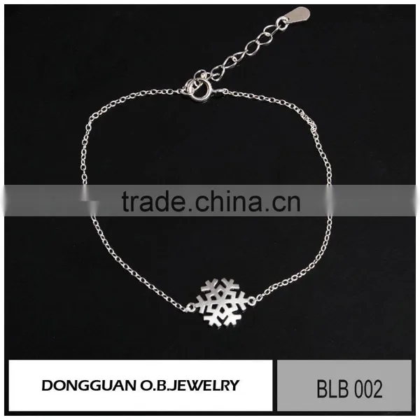 Fashion Wholesale 925 Sterling Silver Smart Bracelet Charms Jewelry photo-3