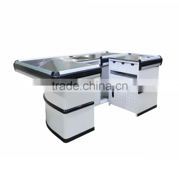 Ownace High Quality Half Round Boutique Retail Cash Counter Desk photo-2