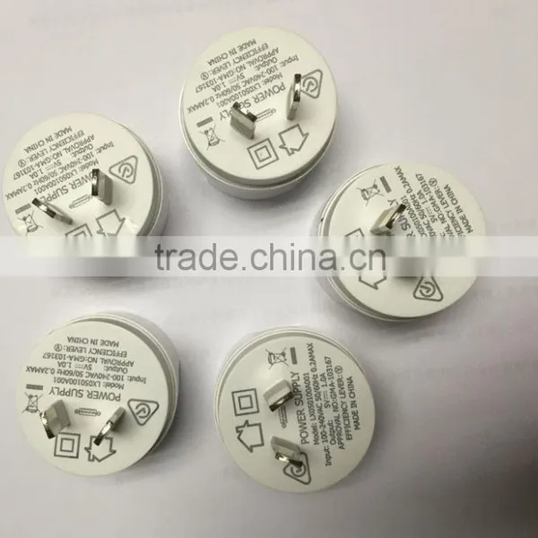 Wall Charger for Mobile Phone 5V 1A dc Output Usb Wall Charger With SAA Certification photo-4