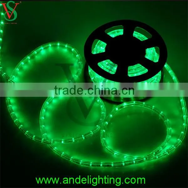 CE,.RoHS,GS Approved 2 Wire 10mm Multi-color Led Rope Lights for Outdoor Decoration Christmas Light photo-3